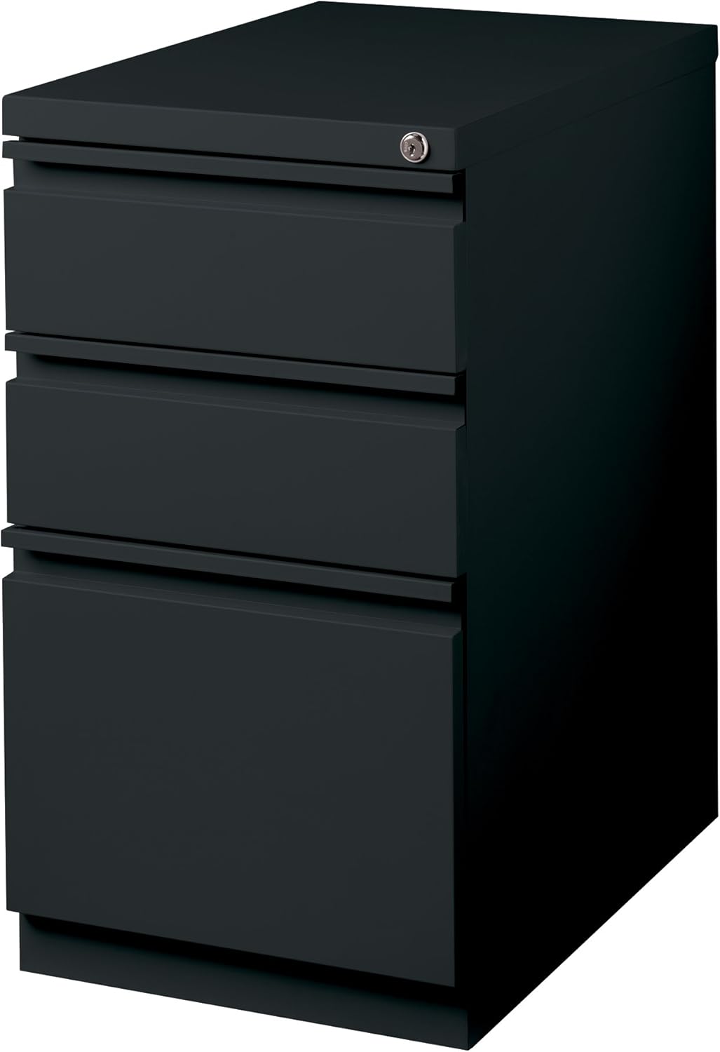 Amazon Com Hirsh Industries 3 Drawer Mobile File Cabinet File In Black Office Products