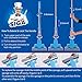 MR.SIGA Sponge Mop with Super Absorbent Sponge Head, Stainless Steel Handle, Mop Head Size: 11.5’’