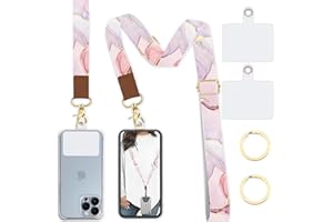 Lfpkixise Phone Lanyard Wrist Strap Crossbody Adjustable, Cell Phone Lanyard for Around The Neck Shoulder Wristlet Strap