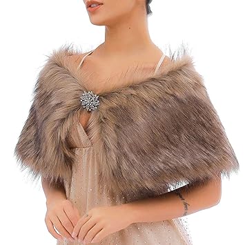 faux mink wrap
