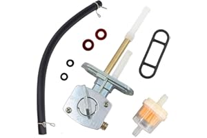 HURI Petcock Fuel Tank Switch Valve Assembly for Big Bear 350 YFM350FW 4x4 1987 1988 1989 1990 1991 1992 1993 1994 1995 1996 1997 1998 1999