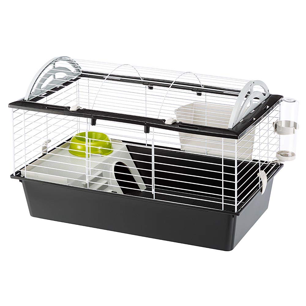 Ferplast Rodent Cage CASITA 80 for Guinea Pigs, Guinea Pigs, in Metal, Accessories included: Manger, Drinking bottle, Bowl, House. 78x48xh50cm