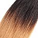 Ombre Brazilian Straight Virgin Hair Bundles Blonde 100% Human Hair Weave Extensions Three Tone 1b/4/27 Light Brown Hair Weaving 12 12 12inch