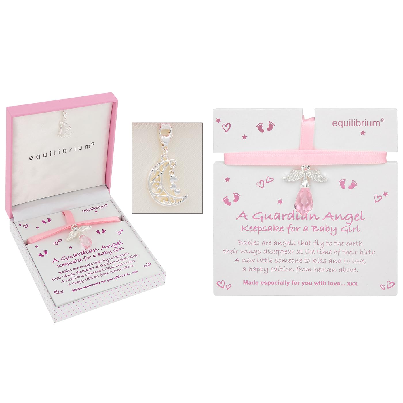 Equilibrium Guardian Angel Baby Girl Keepsake