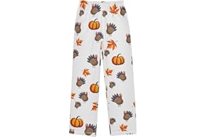 Anyangquji Pajama Pant Lounge Pajama Bottoms Elastic Waistband Sleepwear PJs Sleep Pants