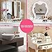 DSCbeauty 10 Holes Oval Makeup Brush Set Holder Toothbrush Makeup Brush Kit Drying Rack Oval Brushes Organizer (Clear)