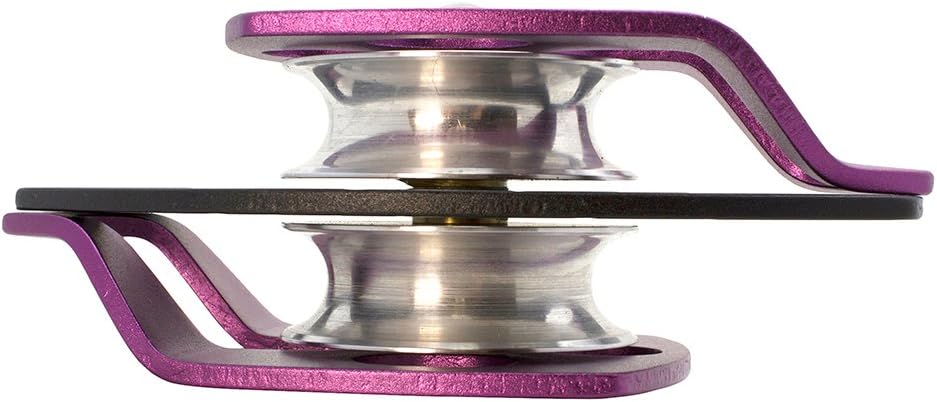 Fusion Climb Secura Double Aluminum Side Swing Pulley Purple : Climbing Pulleys : Sports & Outdoors