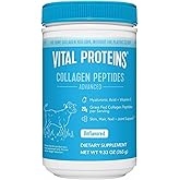 Vital Proteins Collagen Powder Supplement Hydrolyzed Peptides with Hyaluronic Acid and Vitamin C - Non-GMO, Dairy & Gluten Fr