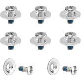 M6x16mm Snowboard Binding Screws with Washers, 8 Pack | Fits for Burton 4x4 3D Snowboard Bindings, Stainless-Steel Phillips‑Head Hardware, Anti‑Rust &amp; Anti‑Loose Mounting Screws