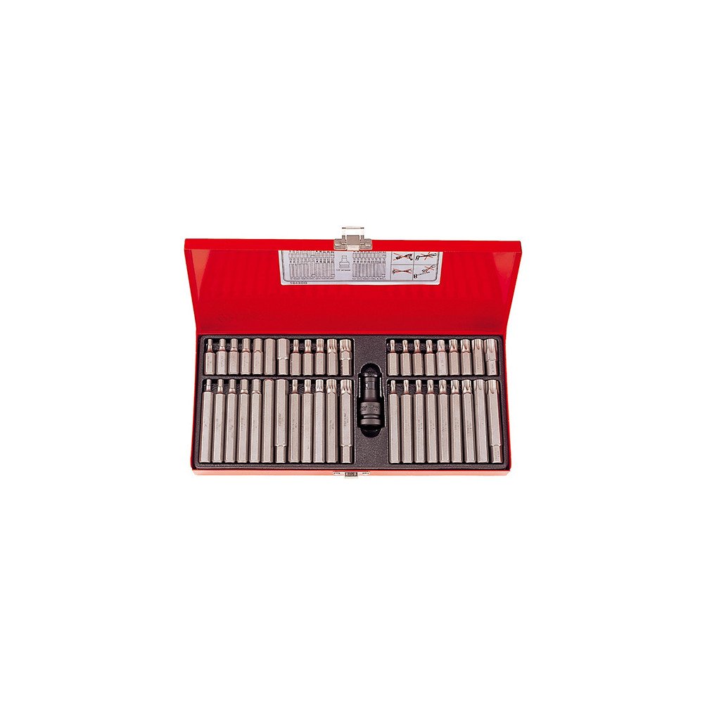 king tony 1043CQ Screwdriver Bits Set, Set of 9, 10 mm