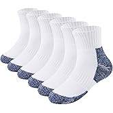 Santgoo Boys Athletic Cushioned Crew Socks Thick Cotton Sports Socks 6 Pairs 5-14 Years