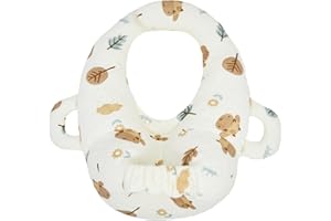 JOFOL BABE-Bottle Holder for Baby Feeding Pillow,Baby Bottle Holder Nursing Pillow,Baby Bottle Holder Hands Free,Bottle Holder for Baby Self Feeding,Bottle Propper for Baby Lounger Pillow (Leaf)