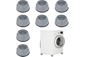 ABODE Anti Vibration Pads for Washing Machine, Noise Reducing and Anti Slip Washing Machine Anti Vibration Pads, for All Washing and Dryer Machine - 8 Pcs