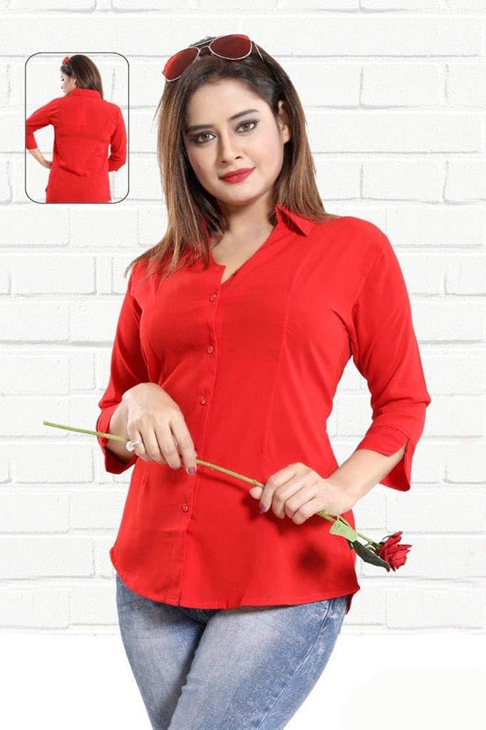 girls red shirt