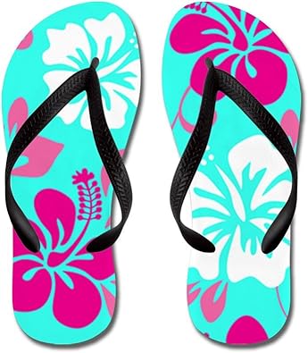 hibiscus flip flops