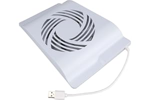 GOWENIC Cooling Fan for Slim Digital Disc Edition with RGB Light, Temperature Control, 2 USB HUB Prevent Overheating, Auto Speed Adjustment, Stylish Design