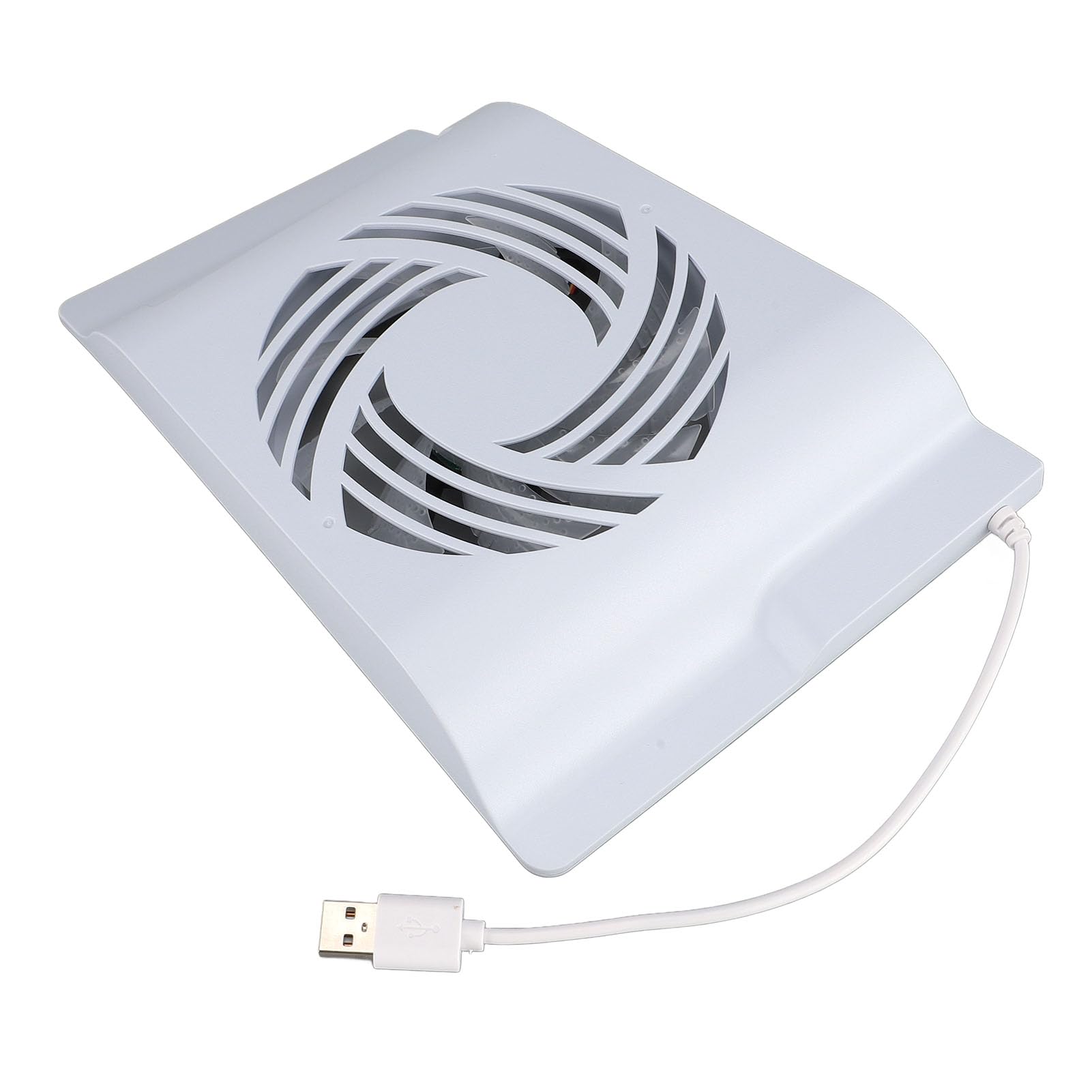 Cooling Fan for Slim Digital Disc Edition with RGB Light, Temperature Control, 2 USB HUB Prevent Overheating, Auto Speed Adjustment, Stylish Design