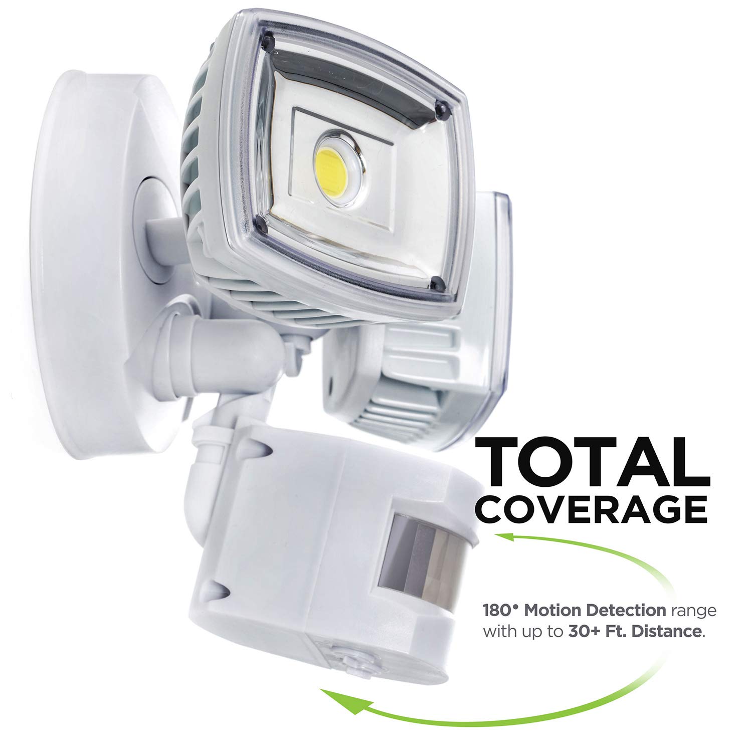 Home Zone ES00730U Security LED Motion Sensor Flood Lights Outdoor