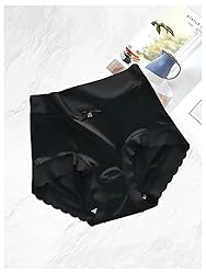 SOLY HUX Women's Satin Silk Briefs Scallop Trim No