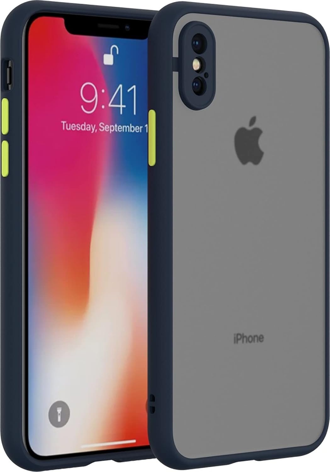 Glasgow Back Cover Compatible for Apple iPhone X Matte Finish