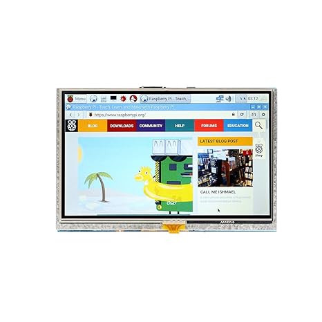 SainSmart 5 inch 800x 480 Touch Screen TFT LCD Display Module Resistive Panel HDMI Interface für Raspberry Pi 3 Pi 2 Model A/