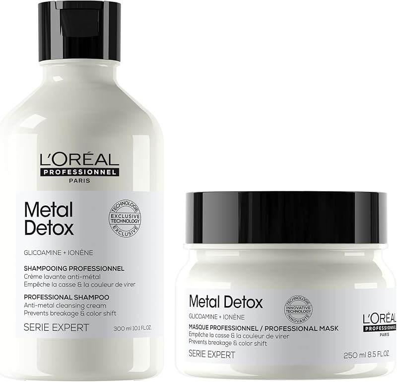 LOréal Professionnel Metal Detox Shampoo 300ml & Mask 250ml Duo