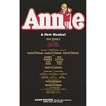 Annie Poster Broadway Theater Play 11x17 Sandy Faison Robert Fitch