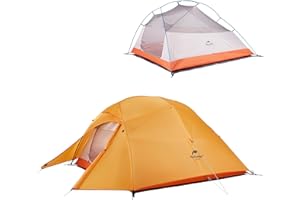 Naturehike Upgraded Cloud Up 3 Person Tent Lightweight Backpacking Tent for Camping Hiking,Waterproof Backpacking Tent with F