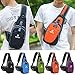 Sling Bag for Men & Women - Chest Shoulder Unbalance Crossbody Backpack Water Resistant Daypack for Gym Travel Hiking