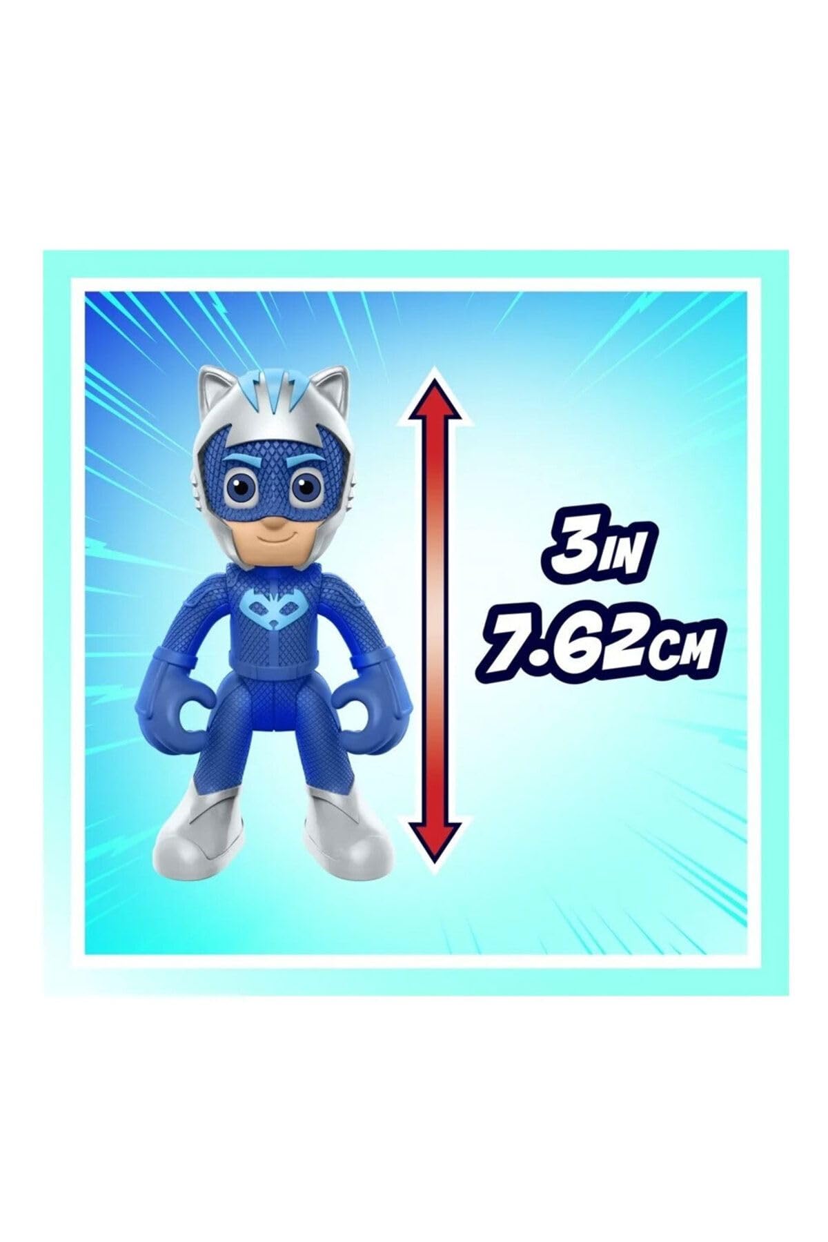 PJ Masks Power Heroes PJ Power Q Playset, Headquarters Set with Car and Figure, Superhero Toys for 3 Year Old Boys and Girls and Up