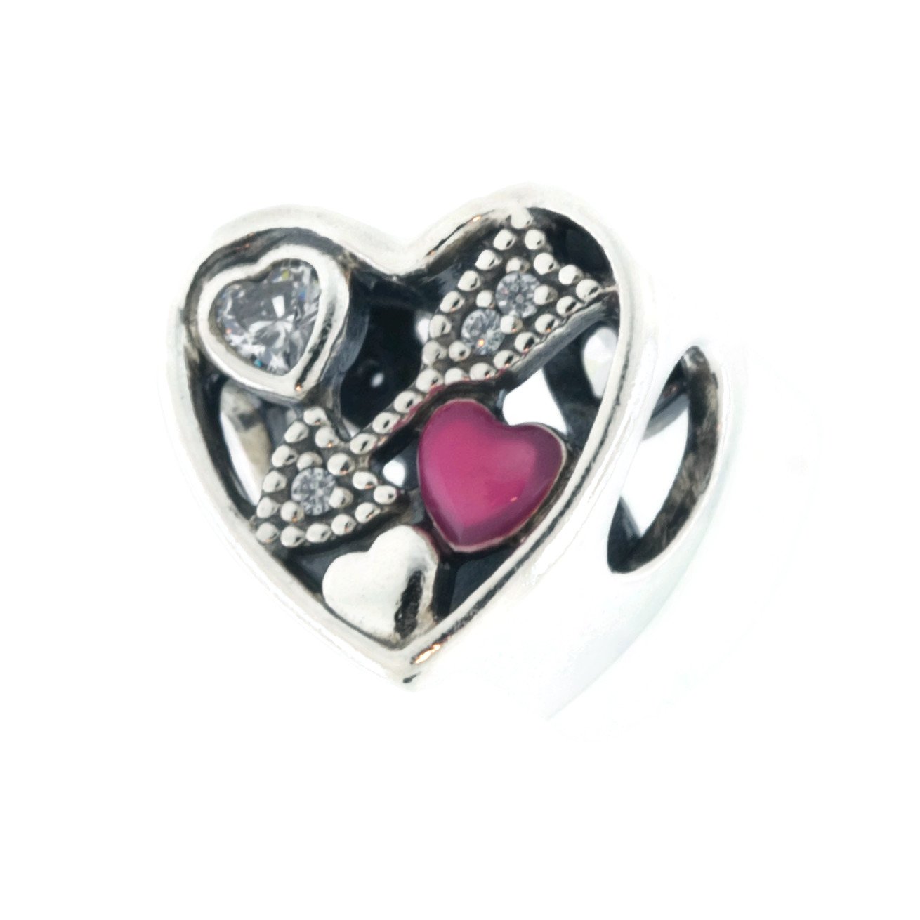 Pandora Women Silver Bead Charm - 792039CZ