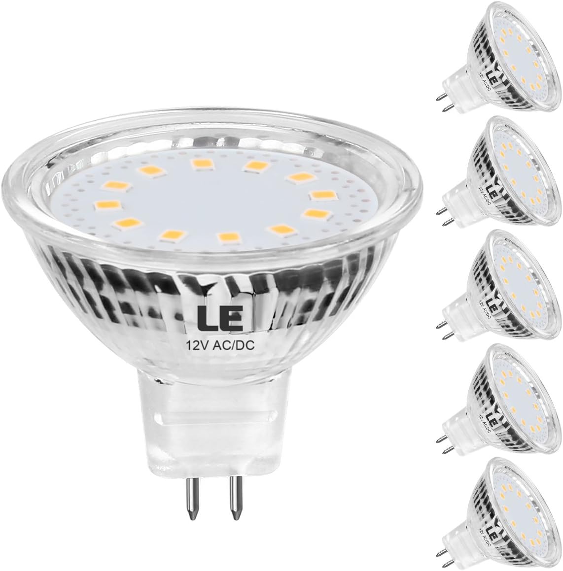 LE Lighting EVER Ampoule LED 3.5W GU5.3 Blanc Froid 5000K 350Lm