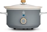 Swan Nordic Manual Slow Cooker 3.5L 200W Grey SF17021GRYN