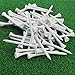 Crestgolf Golf Tee 2-3/4 inch Deluxe Tee Pack of 100 (White)