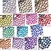 Summer-Ray 5mm Flat Back Assorted AB Color Globe Cut Rhinestones in Storage Box