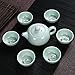 Hoobar Chinese Kung Fu Tea Set, Porcelain Handmade Ceramic Tea Service Fish Tea Cup (7)