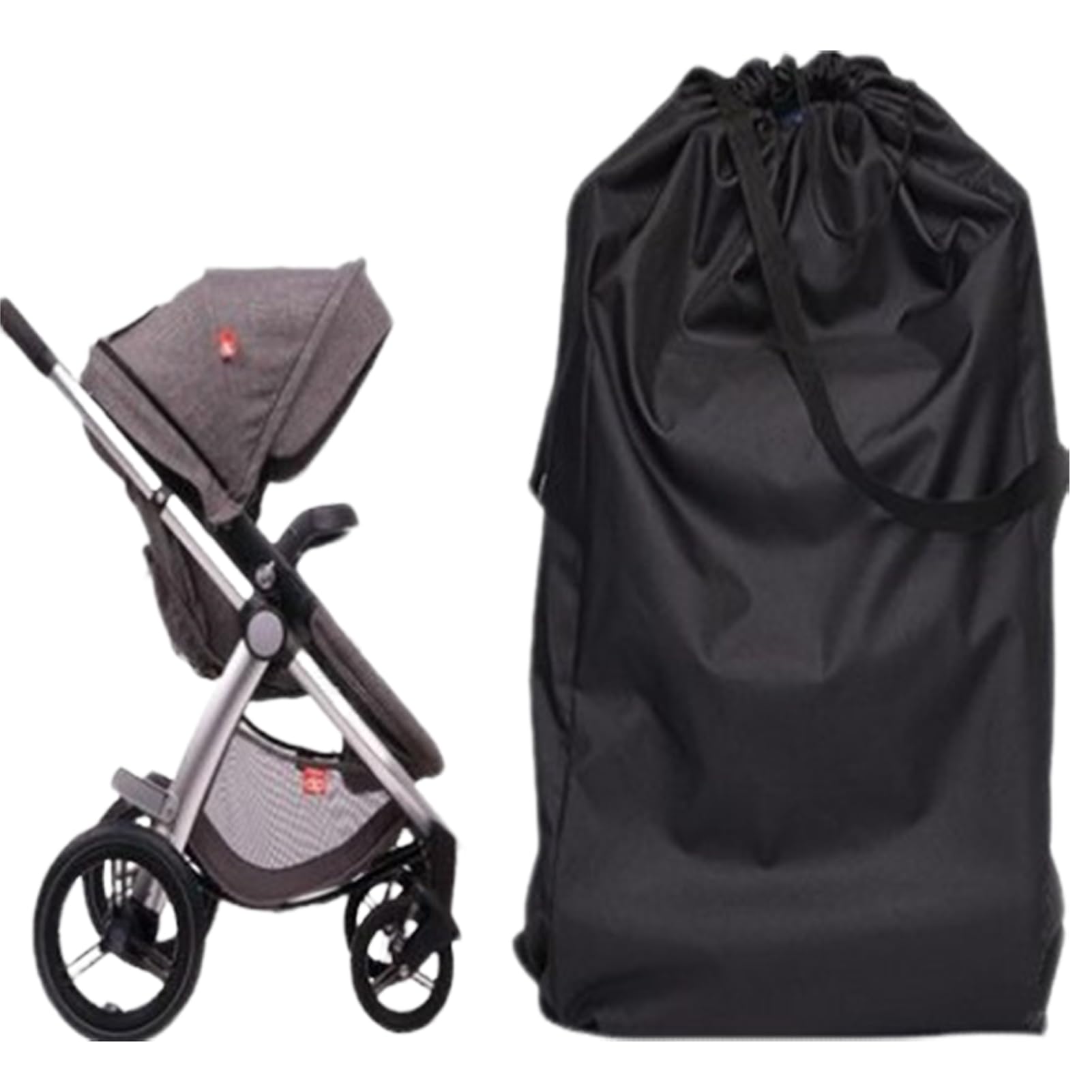 Parthan Waterproof Buggy Bag, Universal Pushchair Transport Bag with Durable Zipper & Reinforced Handles, Ideal for Strollers & Travel, 127x43cm