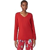 HUE womens Sleep and Lounge Pajama Separates, Christmas and Holiday Collection