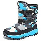 JACKSHIBO Kid Winter Snow Boots Outdoor Warm Boots