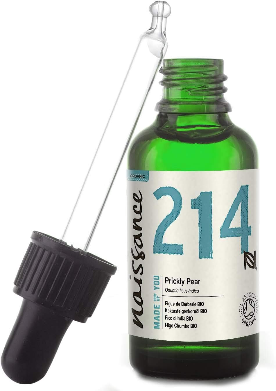 Naissance Organic Prickly Pear Oil (Barbary Fig Seed Oil) 30ml, Pure, Natural, Certified Organic, Cold Pressed, Vegan - Image 3