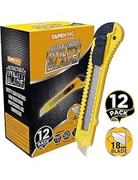 Cinta King Utility cuchillo Cortaplumas (12 Pack), Amarillo