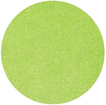 American Bright Solid Color Lime Green 3' Round - Area Rug
