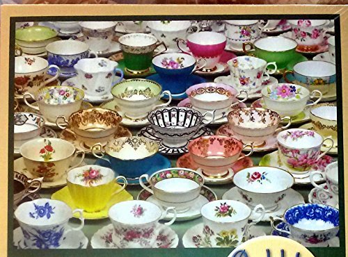 Cobble Hill Teacups 1000 Piece Jigsaw Puzzle