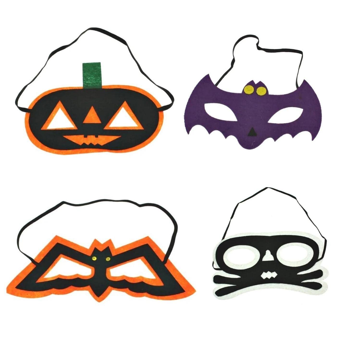Topkids Accessories Kids Party Masks Animal Masks For Kids Birthday Party Masks Unicorn Masks Halloween Masks Xmas Mask Hero Masks Dinosaur Masks For Children, Kids (Halloween Felt)