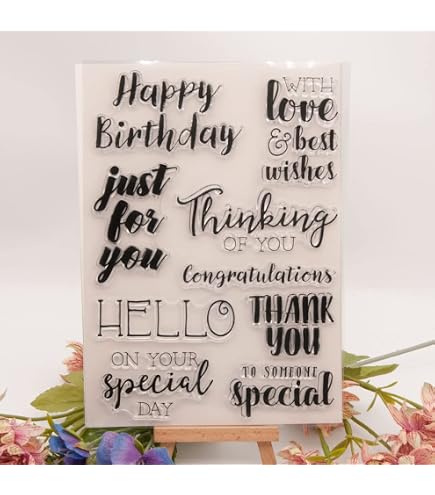 Rivista pubblicaria oggetti retrò timbri trasparenti fornure per Scrapbooking fai da te