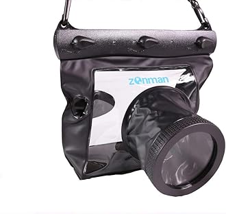 ZONMAN DSLR Camera Univeral Waterproof Underwater Housing Case Pouch Bag for Canon Nikon Sony Pentax Brand Digital SLR Cameras