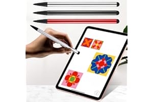 3Pcs Universal Capacitive/Resistive Touch Pencil for iPhone iPad Samsung Touchscreen Stylus Drawing Touch Pen,11.8 * 0.7cm (S