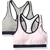Tommy Hilfiger Womens Womens Bra Racerback Cotton Bralette, 2 Pack