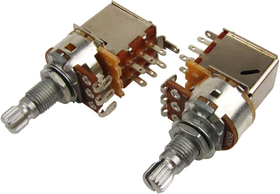 IKN B500K Push Pull Control Pot Linear Taper Potentiometers Long Split