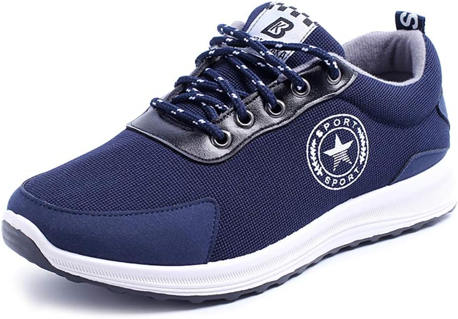 YVWTUC Middle-Aged Male Sporting Shoes Flat Non-Slip Flexible Walking Shoes